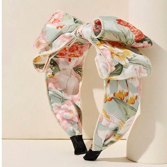 Floral Print Bow Cottagecore Headband main image 5